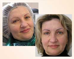 makeup obočí